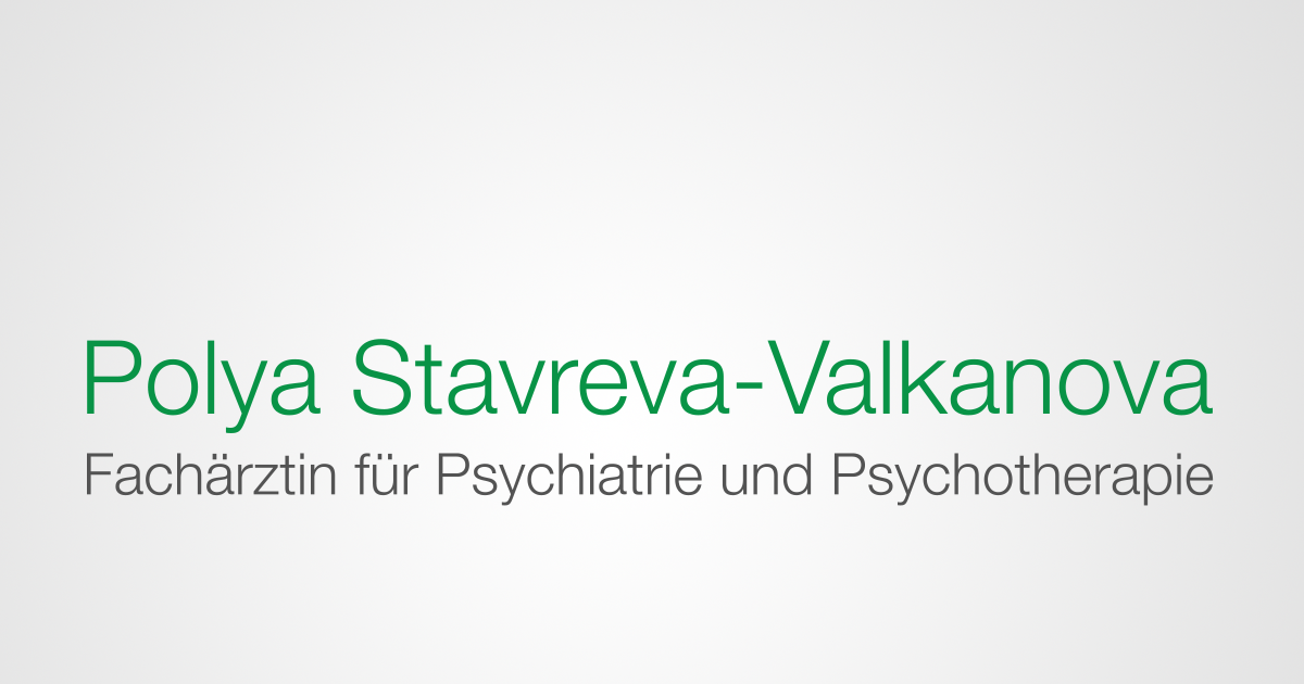 Praxis Für Psychiatrie Und Psychotherapie P. Stavreva-valkanova